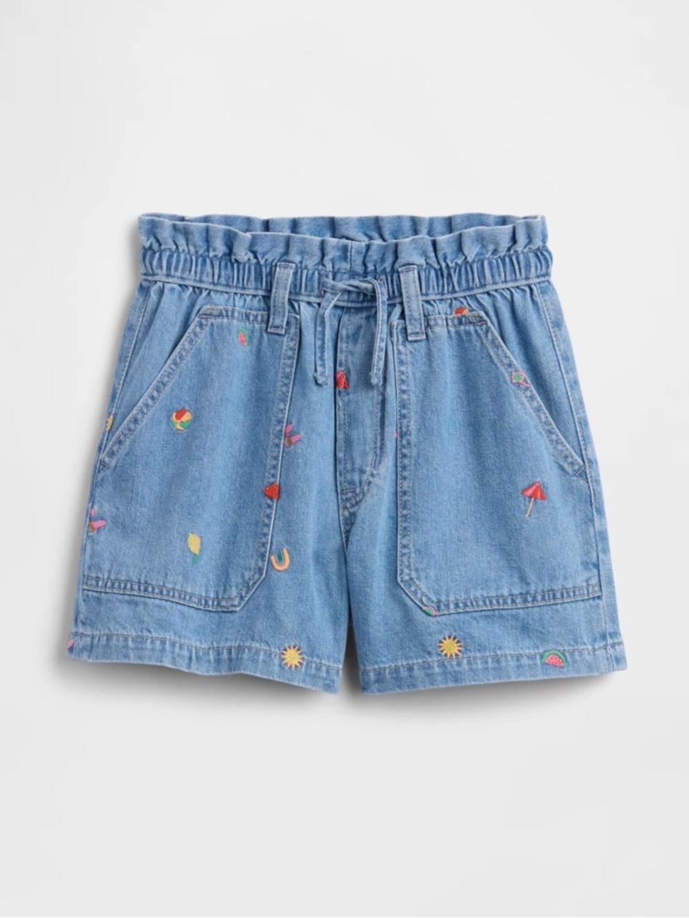 NWT Gap Kids High Rise Relaxed Denim Shorts